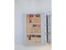 1920/23, umfangreiche Sammlung mit über 4600 Briefen, Karten und Ganzsachen. Dabei interessante Frankaturen, Blockeinheiten, 
