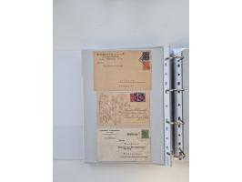 1920/23, umfangreiche Sammlung mit über 4600 Briefen, Karten und Ganzsachen. Dabei interessante Frankaturen, Blockeinheiten, 