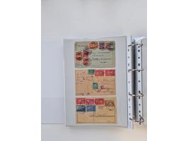 1920/23, umfangreiche Sammlung mit über 4600 Briefen, Karten und Ganzsachen. Dabei interessante Frankaturen, Blockeinheiten, 