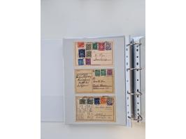 1920/23, umfangreiche Sammlung mit über 4600 Briefen, Karten und Ganzsachen. Dabei interessante Frankaturen, Blockeinheiten, 