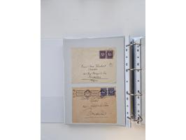 1920/23, umfangreiche Sammlung mit über 4600 Briefen, Karten und Ganzsachen. Dabei interessante Frankaturen, Blockeinheiten, 