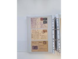 1920/23, umfangreiche Sammlung mit über 4600 Briefen, Karten und Ganzsachen. Dabei interessante Frankaturen, Blockeinheiten, 