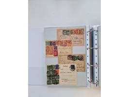 1920/23, umfangreiche Sammlung mit über 4600 Briefen, Karten und Ganzsachen. Dabei interessante Frankaturen, Blockeinheiten, 
