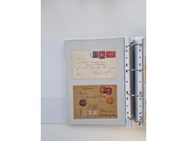 1920/23, umfangreiche Sammlung mit über 4600 Briefen, Karten und Ganzsachen. Dabei interessante Frankaturen, Blockeinheiten, 