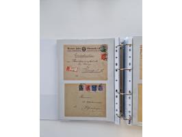 1920/23, umfangreiche Sammlung mit über 4600 Briefen, Karten und Ganzsachen. Dabei interessante Frankaturen, Blockeinheiten, 