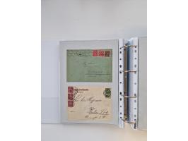 1920/23, umfangreiche Sammlung mit über 4600 Briefen, Karten und Ganzsachen. Dabei interessante Frankaturen, Blockeinheiten, 