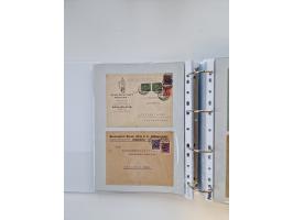 1920/23, umfangreiche Sammlung mit über 4600 Briefen, Karten und Ganzsachen. Dabei interessante Frankaturen, Blockeinheiten, 