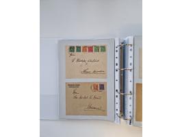 1920/23, umfangreiche Sammlung mit über 4600 Briefen, Karten und Ganzsachen. Dabei interessante Frankaturen, Blockeinheiten, 