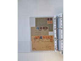 1920/23, umfangreiche Sammlung mit über 4600 Briefen, Karten und Ganzsachen. Dabei interessante Frankaturen, Blockeinheiten, 