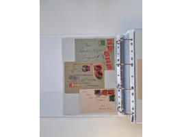 1920/23, umfangreiche Sammlung mit über 4600 Briefen, Karten und Ganzsachen. Dabei interessante Frankaturen, Blockeinheiten, 