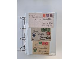 1920/23, umfangreiche Sammlung mit über 4600 Briefen, Karten und Ganzsachen. Dabei interessante Frankaturen, Blockeinheiten, 