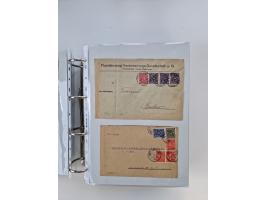 1920/23, umfangreiche Sammlung mit über 4600 Briefen, Karten und Ganzsachen. Dabei interessante Frankaturen, Blockeinheiten, 