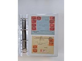 1920/23, umfangreiche Sammlung mit über 4600 Briefen, Karten und Ganzsachen. Dabei interessante Frankaturen, Blockeinheiten, 