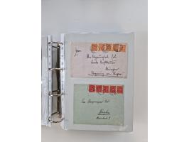 1920/23, umfangreiche Sammlung mit über 4600 Briefen, Karten und Ganzsachen. Dabei interessante Frankaturen, Blockeinheiten, 