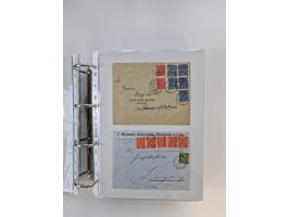 1920/23, umfangreiche Sammlung mit über 4600 Briefen, Karten und Ganzsachen. Dabei interessante Frankaturen, Blockeinheiten, 