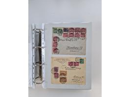 1920/23, umfangreiche Sammlung mit über 4600 Briefen, Karten und Ganzsachen. Dabei interessante Frankaturen, Blockeinheiten, 