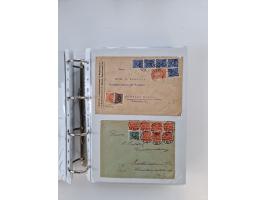 1920/23, umfangreiche Sammlung mit über 4600 Briefen, Karten und Ganzsachen. Dabei interessante Frankaturen, Blockeinheiten, 