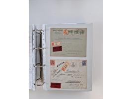 1920/23, umfangreiche Sammlung mit über 4600 Briefen, Karten und Ganzsachen. Dabei interessante Frankaturen, Blockeinheiten, 