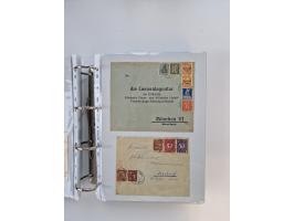 1920/23, umfangreiche Sammlung mit über 4600 Briefen, Karten und Ganzsachen. Dabei interessante Frankaturen, Blockeinheiten, 