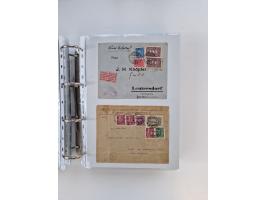 1920/23, umfangreiche Sammlung mit über 4600 Briefen, Karten und Ganzsachen. Dabei interessante Frankaturen, Blockeinheiten, 
