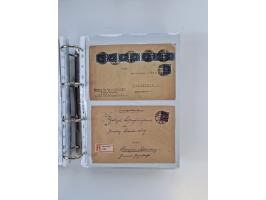 1920/23, umfangreiche Sammlung mit über 4600 Briefen, Karten und Ganzsachen. Dabei interessante Frankaturen, Blockeinheiten, 