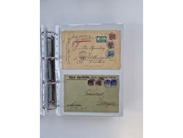1920/23, umfangreiche Sammlung mit über 4600 Briefen, Karten und Ganzsachen. Dabei interessante Frankaturen, Blockeinheiten, 