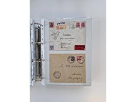 1920/23, umfangreiche Sammlung mit über 4600 Briefen, Karten und Ganzsachen. Dabei interessante Frankaturen, Blockeinheiten, 