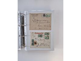 1920/23, umfangreiche Sammlung mit über 4600 Briefen, Karten und Ganzsachen. Dabei interessante Frankaturen, Blockeinheiten, 