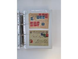 1920/23, umfangreiche Sammlung mit über 4600 Briefen, Karten und Ganzsachen. Dabei interessante Frankaturen, Blockeinheiten, 