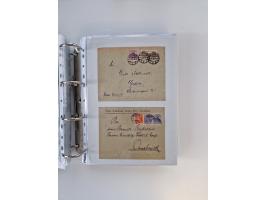 1920/23, umfangreiche Sammlung mit über 4600 Briefen, Karten und Ganzsachen. Dabei interessante Frankaturen, Blockeinheiten, 