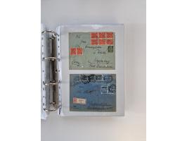 1920/23, umfangreiche Sammlung mit über 4600 Briefen, Karten und Ganzsachen. Dabei interessante Frankaturen, Blockeinheiten, 