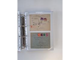 1920/23, umfangreiche Sammlung mit über 4600 Briefen, Karten und Ganzsachen. Dabei interessante Frankaturen, Blockeinheiten, 