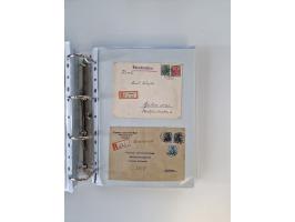 1920/23, umfangreiche Sammlung mit über 4600 Briefen, Karten und Ganzsachen. Dabei interessante Frankaturen, Blockeinheiten, 