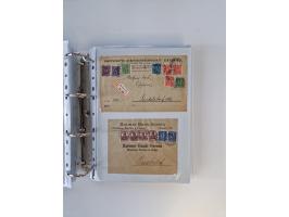 1920/23, umfangreiche Sammlung mit über 4600 Briefen, Karten und Ganzsachen. Dabei interessante Frankaturen, Blockeinheiten, 