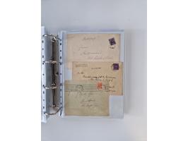 1920/23, umfangreiche Sammlung mit über 4600 Briefen, Karten und Ganzsachen. Dabei interessante Frankaturen, Blockeinheiten, 