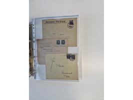 1920/23, umfangreiche Sammlung mit über 4600 Briefen, Karten und Ganzsachen. Dabei interessante Frankaturen, Blockeinheiten, 