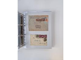 1920/23, umfangreiche Sammlung mit über 4600 Briefen, Karten und Ganzsachen. Dabei interessante Frankaturen, Blockeinheiten, 