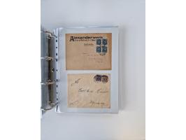 1920/23, umfangreiche Sammlung mit über 4600 Briefen, Karten und Ganzsachen. Dabei interessante Frankaturen, Blockeinheiten, 