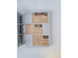 1920/23, umfangreiche Sammlung mit über 4600 Briefen, Karten und Ganzsachen. Dabei interessante Frankaturen, Blockeinheiten, 