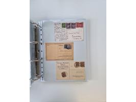 1920/23, umfangreiche Sammlung mit über 4600 Briefen, Karten und Ganzsachen. Dabei interessante Frankaturen, Blockeinheiten, 