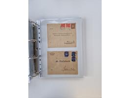 1920/23, umfangreiche Sammlung mit über 4600 Briefen, Karten und Ganzsachen. Dabei interessante Frankaturen, Blockeinheiten, 
