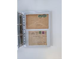 1920/23, umfangreiche Sammlung mit über 4600 Briefen, Karten und Ganzsachen. Dabei interessante Frankaturen, Blockeinheiten, 