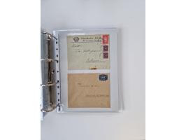 1920/23, umfangreiche Sammlung mit über 4600 Briefen, Karten und Ganzsachen. Dabei interessante Frankaturen, Blockeinheiten, 