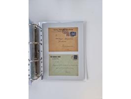 1920/23, umfangreiche Sammlung mit über 4600 Briefen, Karten und Ganzsachen. Dabei interessante Frankaturen, Blockeinheiten, 