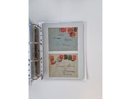1920/23, umfangreiche Sammlung mit über 4600 Briefen, Karten und Ganzsachen. Dabei interessante Frankaturen, Blockeinheiten, 