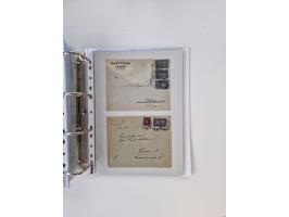 1920/23, umfangreiche Sammlung mit über 4600 Briefen, Karten und Ganzsachen. Dabei interessante Frankaturen, Blockeinheiten, 