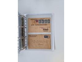 1920/23, umfangreiche Sammlung mit über 4600 Briefen, Karten und Ganzsachen. Dabei interessante Frankaturen, Blockeinheiten, 