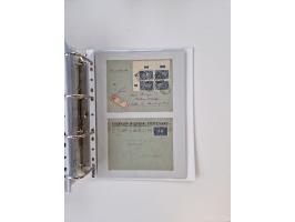 1920/23, umfangreiche Sammlung mit über 4600 Briefen, Karten und Ganzsachen. Dabei interessante Frankaturen, Blockeinheiten, 