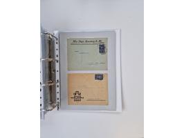 1920/23, umfangreiche Sammlung mit über 4600 Briefen, Karten und Ganzsachen. Dabei interessante Frankaturen, Blockeinheiten, 