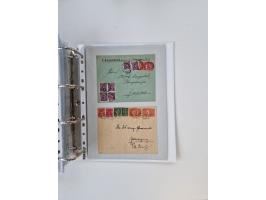 1920/23, umfangreiche Sammlung mit über 4600 Briefen, Karten und Ganzsachen. Dabei interessante Frankaturen, Blockeinheiten, 